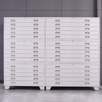 Armoire à dossiers en acier A0 A1 à plusieurs tiroirs pour le rangement de plans et de plans d'ingénierie Armoire à dossiers en acier