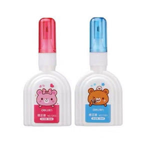 Deli Correction Fluid 15ml White Quick Drying For Students - Product Image 5