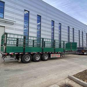 Semi-remorque à ridelles robuste pour transport de marchandises, 3 ou 4 essieux, capacité 60-80 tonnes, nouvelle de fabricant, modèle Vehicle Master, à vendre - Product Image 4