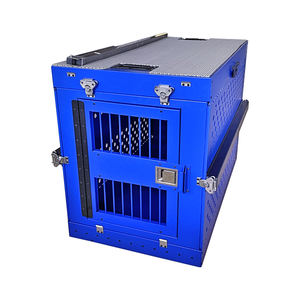 40 inç X büyük katlanabilir köpek sandık köpek yavrusu evcil hayvan kulubesi kutuları renkli alüminyum taşınabilir köpek kafesleri - Product Image 6