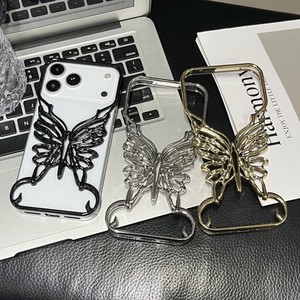 Coques de Téléphone Papillon 3D pour iPhone 17 Pro Max 16 15 14, Bordures Fines, Galvanoplastie, Antichoc, Dissipation de Chaleur - Product Image 3