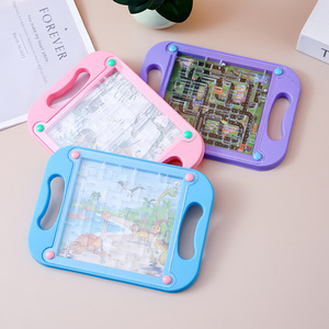 Jouet labyrinthe pour enfants balle roulante jouets jeu de palme jeux de société piste labyrinthe balle plate jouet de marche Puzzle Focus entraînement - Product Image 3