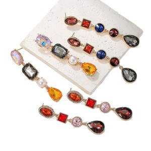 Pendientes de Perlas de Alta Costura, Pendientes de Botón Vintage Únicos, Joyería de Oreja de Lujo Ligero y de Alta Gama para Mujer - Product Image 5