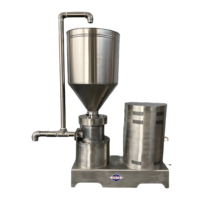 Broyeur Colloïdal Industriel DZJX Mini 1000 Litres pour la Fabrication de Pâtes de Graines de Sésame, d'Arachides et de Pâtes de Légumes Multiples, et de Beurre de Cacahuète