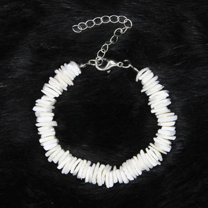 Natural <b>Shell</b> Necklace White Clavicle Chain For Women Party Jewelry Handmade Fashion Accessory - Product Image 4