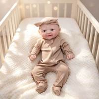 Poupée Bébé Reborn en Silicone Souple, Jouet Réaliste pour Fille Nouveau-née
