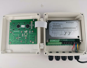 RS485 Modbus HVAC pengukur aliran ultrasonik pemasangan dinding DN100 penjepit Sensor aliran Gas air Output 4-20mA - Product Image 6