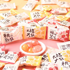 Premium Longke Peeled Soft Candy-Melocotón jugoso, <span class=keywords><strong>naranja</strong></span>, lichi y sabores de frutas mixtas - Product Image 2