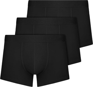 <span class=keywords><strong>Boxer</strong></span> da <span class=keywords><strong>Uomo</strong></span> Traspiranti in <span class=keywords><strong>Microfibra</strong></span> ODM, Confezione da 5 - 3 Paia a Vita Media in Poliestere Riciclato Lavorato a Maglia, Neri - Product Image 5