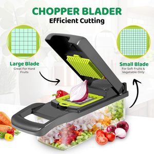 Manual Hand Fruits and <b>Vegetable</b> <b>Cutter</b> All in One 12 in 1 <b>Vegetable</b> Food Chopper Durable Kitchen Accessories <b>Vegetable</b> <b>Cutter</b> - Product Image 2