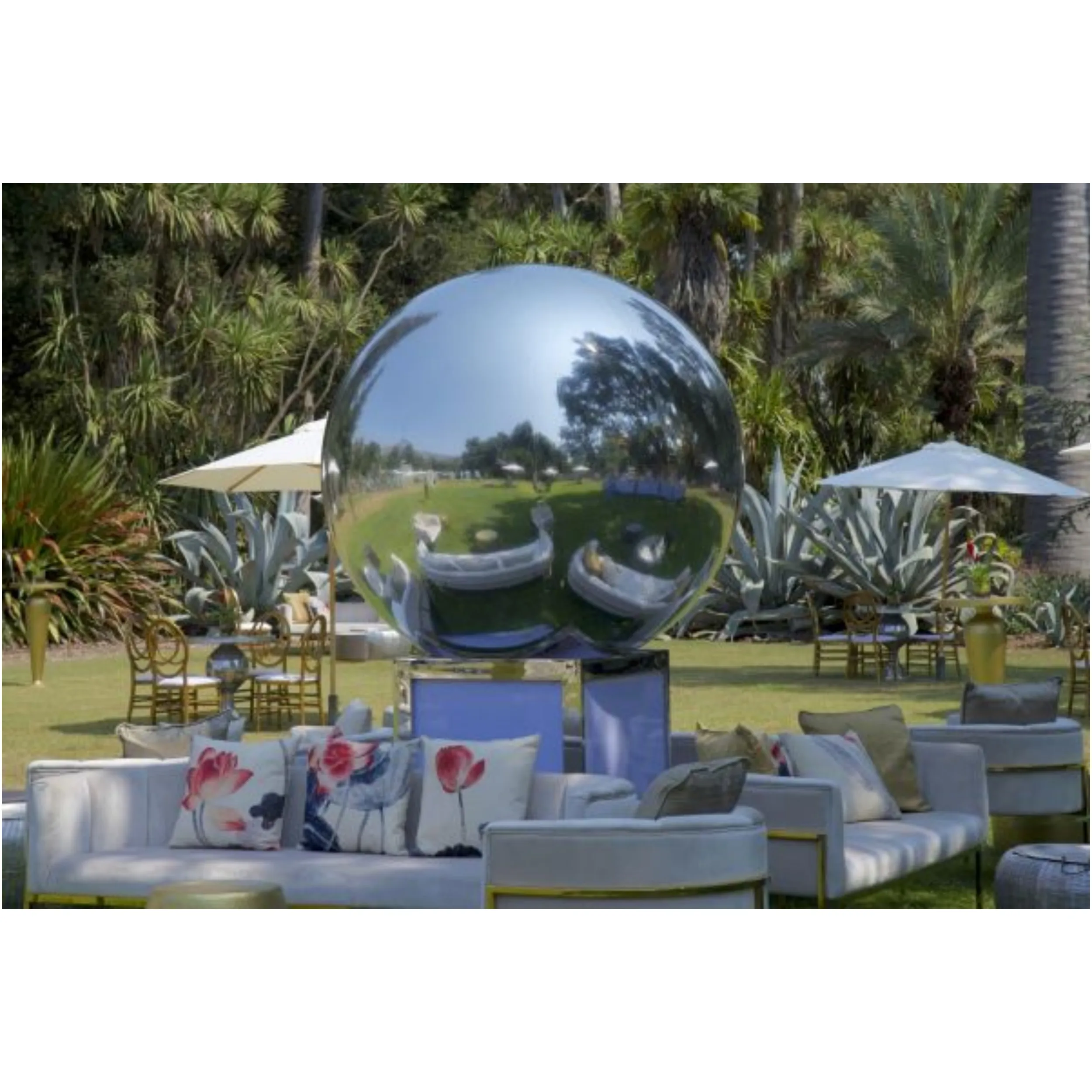 Рождественское украшение огромный надувной зеркальный шар ПВХ пузырь светоотражающий шар красочный зеркальный Сферический зеркальный шар надувной