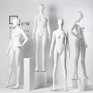 Groothandel Volledige Lichaam Mannequins Wit Modern Winkel Display Kleding Vrouwen Volledig Lichaam <span class=keywords><strong>Plastic</strong></span> Mannequin Vrouwelijk voor Kleding - Product Image 1