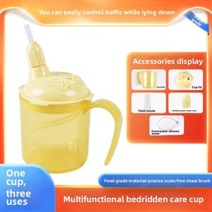 Bol en PP écologique avec ventouse Ensemble de vaisselle anti-déversement Fourniture de thérapie de réadaptation pour personnes âgées - Product Image 6