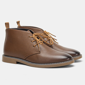 Botas de <span class=keywords><strong>Hombre</strong></span> de Talla Grande, Botas Retro de Desierto, Botas Clásicas de <span class=keywords><strong>Polo</strong></span>, Botas de Cuero para <span class=keywords><strong>Hombre</strong></span> de Color Pulido, Estilo Independiente - Product Image 6