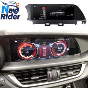 Sistema Multimedia Android para Auto Alfa Romeo Stelvio 2016-2021 Pantalla Táctil GPS Navi Auto Carplay 8+128GB Radio Musical 10.25 pulgadas - Product Image 1