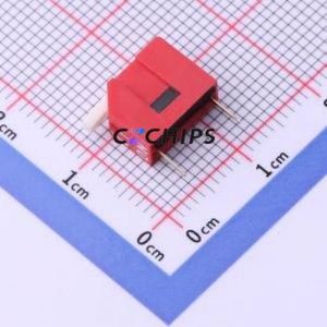 DS1040-01RT DIP Switch Through hole Component (THT) Switch 1 2.54mm Red - Product Image 1
