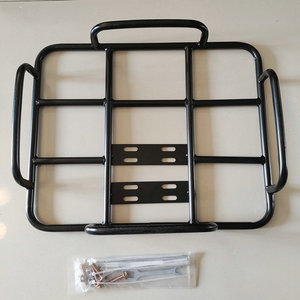 Motorcycle rear Rack to hold Takeaway Incubator Bag food delivery carton box support Electric bike part Fixed Bracket Iron Shelf