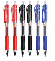 Stylo Gel Rétractable Anti-fuite et Anti-séchage Sans Capuchon pour Transport de Poche et Prise de Notes Professionnelles sur le Terrain