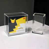 Boîte de protection magnétique en acrylique écologique pour boosters Pokémon ETB