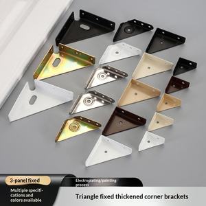 तीन तरफा स्थिर कोण कोड 90 डिग्री दाएं कोण लटका हुआ स्टील कैबिनेट बिस्तर कोण ब्रेस लेयर फर्नीचर हार्डवेयर - Product Image 5