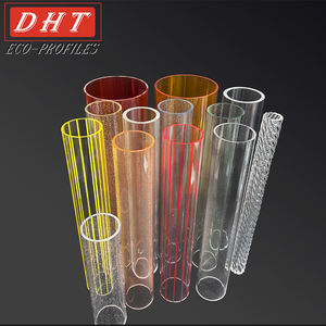 Tubo Acrílico Transparente Redondo de PMMA con Diseño Personalizado, Tamaño y Efecto para Decoración de Iluminación de Pared con LED - Product Image 5