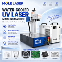 Machine de marquage laser UV refroidie par eau 5W 10W, graveur laser 355nm pour plastique, verre, PCB, électronique