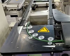 Free Flow Stainless Steel Double Speed Conveyor System for Modular Pallet Transport in Tyre Industry and Food Shops - Product Image 5