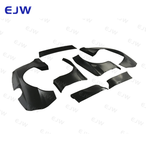 Para 2009 - <span class=keywords><strong>2012</strong></span> <span class=keywords><strong>BMW</strong></span> <span class=keywords><strong>M3</strong></span> E92 E93 Kit envolvente de cuerpo especial Tipo WD Embellecedor de rueda de fibra de vidrio Parachoques delantero Cuerpo ancho - Product Image 4