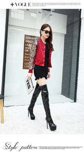 <span class=keywords><strong>Stivali</strong></span> da <span class=keywords><strong>donna</strong></span> di nuova moda da 14.<span class=keywords><strong>5</strong></span> <span class=keywords><strong>CM</strong></span> tacchi alti <span class=keywords><strong>5</strong></span> <span class=keywords><strong>CM</strong></span> con plateau <span class=keywords><strong>stivali</strong></span> alti alla coscia di alta qualità sopra il ginocchio <span class=keywords><strong>stivali</strong></span> lunghi da <span class=keywords><strong>donna</strong></span> - Product Image 5