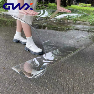 Polycarbonate <b>Sheets</b> 2-8mm Thick Transparent Cyan <b>Black</b> For Roofing Sunshade Greenhouse Skylight - Product Image 2