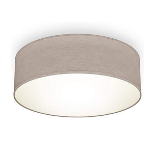 Iralan — <span class=keywords><strong>plafonnier</strong></span> rond intérieur en tissu, <span class=keywords><strong>sans</strong></span> lampe, abat-jour en textile, E27, max. 25w - Product Image 1