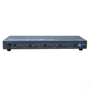 Matriz HDMI 4x4 GC 4K 60Hz, Conmutador/Divisor HDMI 2.0, Extractor de Audio, Control Remoto IR RS232, Compatible con HDR, HDCP 2.2, Escalado 3D - Product Image 2