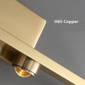 Lumière de miroir LED moderne en cuivre de luxe, éclairage mural <span class=keywords><strong>long</strong></span> pour porche intérieur, <span class=keywords><strong>couloir</strong></span>, décoration, nouvelle lampe de coiffeuse, lavabo, salle de bain - Product Image 6