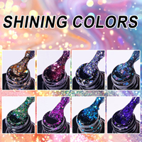 Kit de vernis à ongles semi-permanent 8 couleurs 7,3 ml en gros, vegan, avec logo personnalisé, pour marque privée
