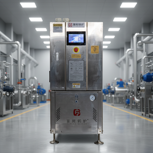 Chaudière électrique à vapeur propre verticale en acier inoxydable JDR0.035-0.7 35 kg/h, faible consommation, homologuée CE, qualité alimentaire, conforme aux normes chimiques européennes - Product Image 1