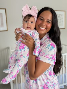 Pigiami Coordinati per Mamma e Neonato, Design Personalizzato, Eco-Compatibili, Traspiranti, Multi-Stile, Pigiami <span class=keywords><strong>Madre</strong></span>-Figlia - Product Image 1