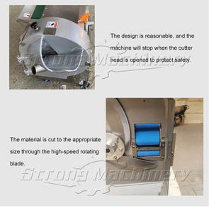 Coupe-légumes industriel pour légumes verts à feuilles épinards persil laitue chou-composant de base de boulangerie engrenage nouvel état - Product Image 5