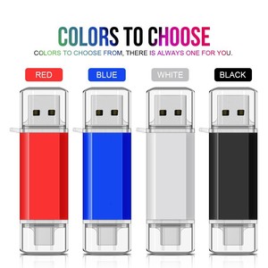 Clé USB en métal de type C pivotante avec logo personnalisé, 8 Go à 128 Go, USB 3.0 - Product Image 6