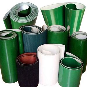 Food Grade 3-6 lapisan karet Pu poliuretana kain poliester sabuk konveyor 400mm-2200mm untuk pemuatan kontainer - Product Image 6