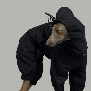 पालतू कपड़े उत्पाद परिधान दैनिक Windbreaker जैकेट पहनने के लिए कुत्ते कपड़े कपड़े निविड़ अंधकार कोट इतालवी ग्रेहाउंड - Product Image 5