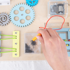 Gioco Educativo <span class=keywords><strong>per</strong></span> <span class=keywords><strong>Bambini</strong></span> con Volante in Legno Colorato e Joystick, Gioco Cognitivo con Veicoli <span class=keywords><strong>per</strong></span> <span class=keywords><strong>Bambini</strong></span> dai <span class=keywords><strong>3</strong></span> <span class=keywords><strong>Anni</strong></span> in Su, Certificato CE/CPC - Product Image 4