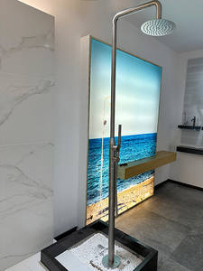 Ensemble <span class=keywords><strong>de</strong></span> douches <span class=keywords><strong>de</strong></span> piscine extérieure en acier inoxydable SUS316 <span class=keywords><strong>de</strong></span> luxe, robinets à débit contrôlé modernes sur pied pour <span class=keywords><strong>jardin</strong></span> - Product Image 5