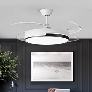 <span class=keywords><strong>Ventilateur</strong></span> de <span class=keywords><strong>plafond</strong></span> décoratif invisible de 42 pouces <span class=keywords><strong>avec</strong></span> 4 pales, nouvelle télécommande, faible bruit, pour chambre à coucher - Product Image 4