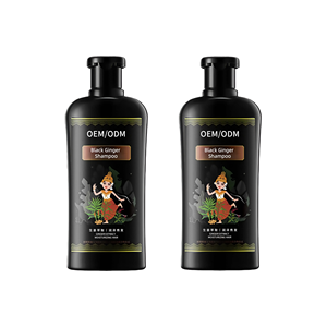 Champú Líquido Profesional Personalizable de Jengibre Negro OEM, Control de Caspa, Equilibrio de Grasa, Nutrición del Cuero Cabelludo, Cabello Sin Frizz - Product Image 1