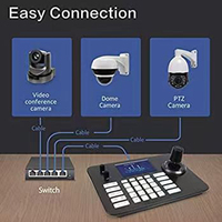 USD282 livraison gratuite KBD2030 IP PTZ Joystick contrôleur hauts pourrait contrôler 200 pièces caméras vMix OBS Wirecast IP clavier contrôleur
