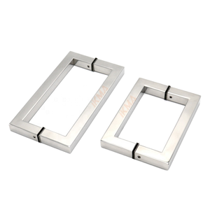 Condibe Commercial Modern Stainless Steel 304/316 Twin Glass <b>Door</b> Flush <b>Pull</b> <b>Handle</b> with Easy Installation and 5-Year Warranty - Product Image 1