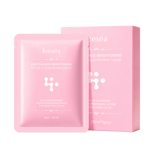 Maschera Viso in Foglio Icesea con Etichetta Privata, Idratante, Illuminante, Riparatrice, Nutriente con Nicotinamide e Acido Ialuronico, per Tutti i Tipi di Pelle, OEM/ODM - Product Image 6
