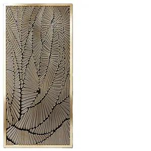 2023 new design hot sale laser cutting partition decorative metal screen for living room