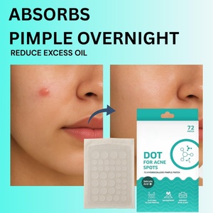 Kit de patchs anti-acné en capsules avec huiles essentielles, invisibles, respirants, à absorption rapide pour le soin de la peau et du visage, à l'acide salicylique - Product Image 2
