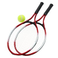 Raquettes de Tennis et cordes pour enfant, 2 pièces, avec 1 ballon de Tennis et housse